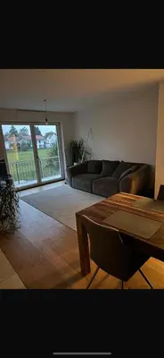 Ein Sitzbereich in der Unterkunft Ruhige 60 m2 Wohlfühloase mit perfekter Anbindung