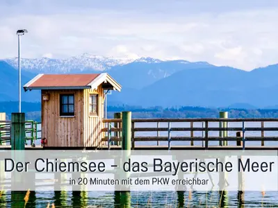 Naturlandschaft in der Nähe der Ferienwohnung