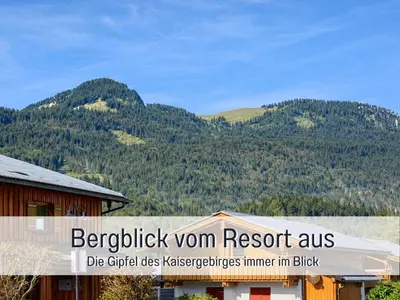 Ein allgemeiner Bergblick oder ein Berglick von der Ferienwohnung aus
