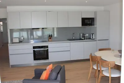 Küche/Küchenzeile in der Unterkunft Ferienwohnung Ferdinand