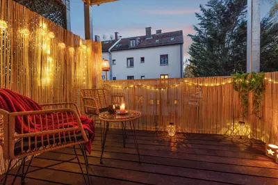 Das Gebäude in dem sich die Ferienwohnung befindet