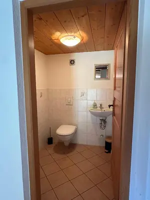 Ein Badezimmer in der Unterkunft Ferienwohnung Beim Straßer