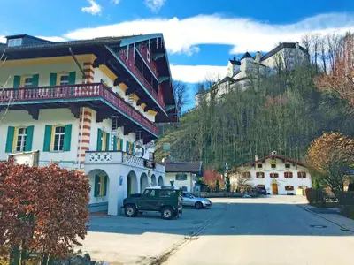 Das Gebäude in dem sich die Ferienwohnung befindet