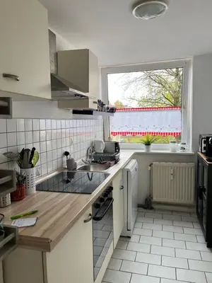 Küche/Küchenzeile in der Unterkunft Ferienwohnung in Landsberg am Lech