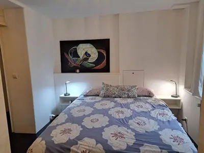 Ein Bett oder Betten in einem Zimmer der Unterkunft Bierfrauhäusl