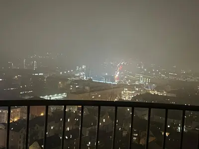 Ein allgemeiner Blick auf Augsburg oder ein Stadtblick von der Ferienwohnung aus