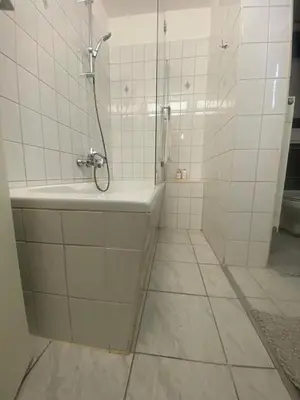 Ein Badezimmer in der Unterkunft HDM Apart Munich