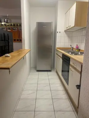 Küche/Küchenzeile in der Unterkunft HDM Apart Munich