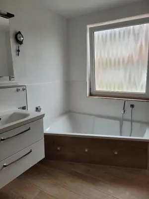 Ein Badezimmer in der Unterkunft Ferienwohnung Harpfing