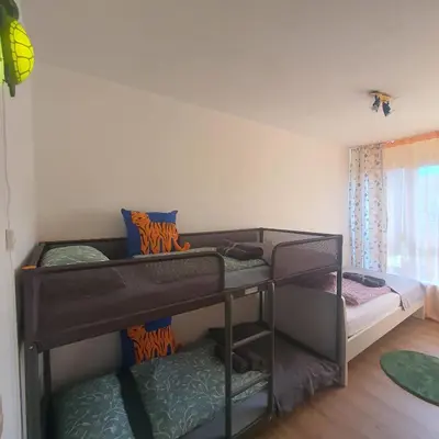 Ein Sitzbereich in der Unterkunft Ferienhaus Familie Sterner