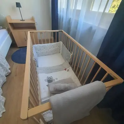 Ein Bett oder Betten in einem Zimmer der Unterkunft Ferienhaus Familie Sterner