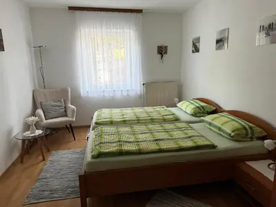 Ein Bett oder Betten in einem Zimmer der Unterkunft Ferienwohnungen Gmeiner
