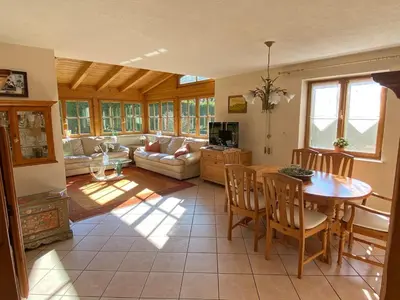 Ein Sitzbereich in der Unterkunft Holiday Home near Dachau & Munich