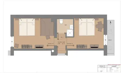 Grundriss der Unterkunft RamsAu-das Gasthaus