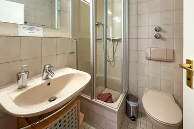 Ein Badezimmer in der Unterkunft Chiemsee Strand