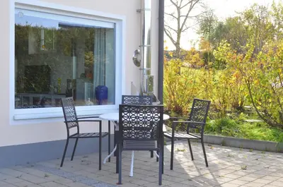 Ein Garten an der Unterkunft Ferienwohnung Am Schlössle