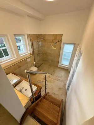 Ein Badezimmer in der Unterkunft Bavaria Home Apartments Geisenfeld