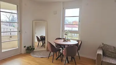 Ein Balkon oder eine Terrasse in der Unterkunft Luxurious 2 Room Apartment