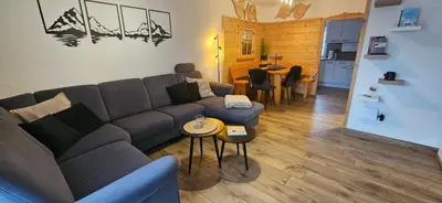 Küche/Küchenzeile in der Unterkunft Feriendorf Hochbergle Haus 34