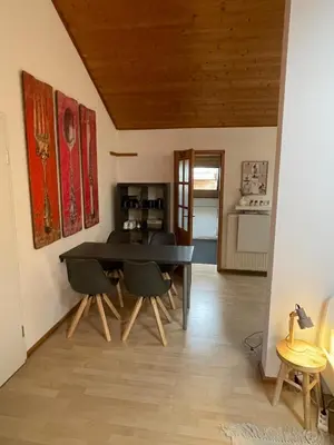 Küche/Küchenzeile in der Unterkunft Architect-Apartments Atelier 42qm, Küche und Bad