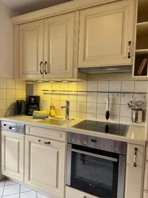 Küche/Küchenzeile in der Unterkunft Ferienwohnung Anna