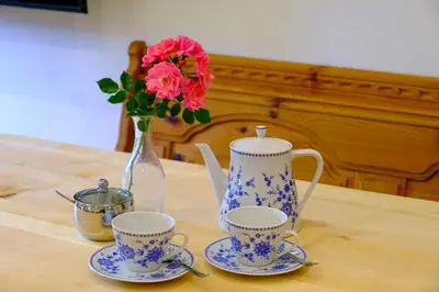Kaffee-/Teezubehör in der Unterkunft Zum Friedl