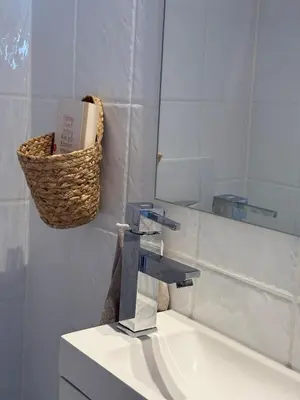 Ein Badezimmer in der Unterkunft Soleils Living I See & Berge I Starnberger See