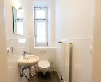 Ein Badezimmer in der Unterkunft Höllental heritage house - Kramerblick - 2
