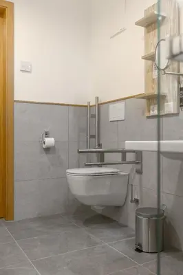 Ein Badezimmer in der Unterkunft StadlTraum Falkenberg