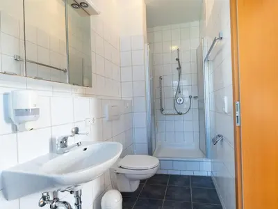 Ein Badezimmer in der Unterkunft Höllental heritage house - Zugspitzblick - 3