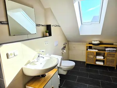 Ein Badezimmer in der Unterkunft Rost Apartments - Staffelsee