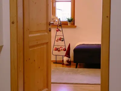 Ein Bett oder Betten in einem Zimmer der Unterkunft Rost Apartments - Staffelsee