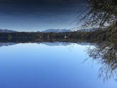 Naturlandschaft in der Nähe des Ferienhauses