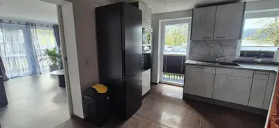 Küche/Küchenzeile in der Unterkunft Ferienwohnung Alea