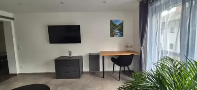 TV/Unterhaltungsangebot in der Unterkunft Ferienwohnung Alea
