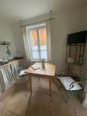 TV/Unterhaltungsangebot in der Unterkunft Ferienwohnung mit Blick ins Grüne