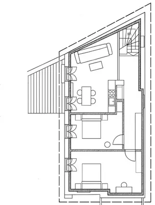 Grundriss der Unterkunft The Gaertner Hideaway