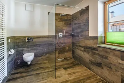 Ein Badezimmer in der Unterkunft Berggams