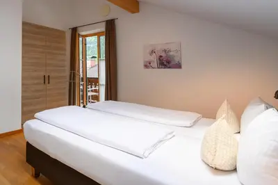 Ein Bett oder Betten in einem Zimmer der Unterkunft Berggipfel