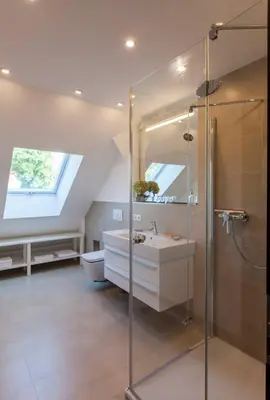 Ein Badezimmer in der Unterkunft Zum Wehnerbauer OST