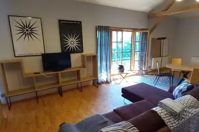 TV/Unterhaltungsangebot in der Unterkunft NEU! Ferienwohnung Design 2 Wasserburger Land