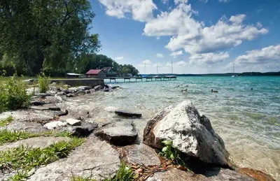 Naturlandschaft in der Nähe des Aparthotels