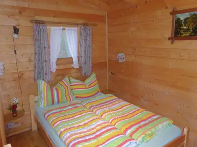 Ein Bett oder Betten in einem Zimmer der Unterkunft Rural Home Near Bavarian Lakes
