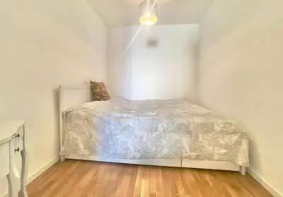 Ein Bett oder Betten in einem Zimmer der Unterkunft Zentrales Apartment im Herzen von München