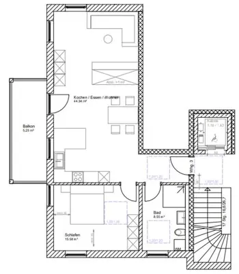 Grundriss der Unterkunft Haus am Mühlenweg - neue, sonnendurchflutete Appartements mit Aufzug und Tiefgarage - barrierefrei