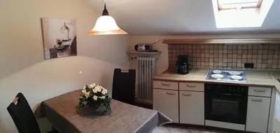 Küche/Küchenzeile in der Unterkunft Ferienwohnung Lackerschmid J.&R.