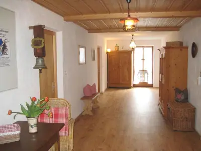 Ein Sitzbereich in der Unterkunft Demelhof Urlaub auf dem Bauernhof