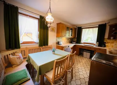 Ein Sitzbereich in der Unterkunft Demelhof Urlaub auf dem Bauernhof