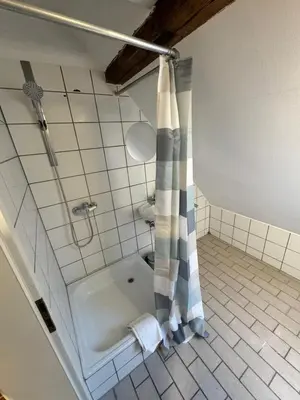 Ein Badezimmer in der Unterkunft Bavaria Home - Zentral, Küche, Waschen, Parken