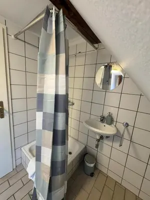 Ein Badezimmer in der Unterkunft Bavaria Home - Zentral, Küche, Waschen, Parken